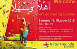 Einladung zum Klettern mit jugendlichen Flüchtlingen Einladung zum Klettern mit jugendlichen Flüchtlingen